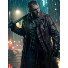 HAVOC Tom Hardy Brown Leather Coat